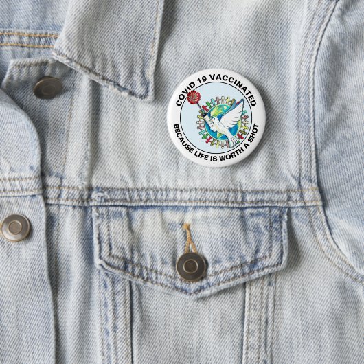 Ik heb gevaccineerde Button (In situ)