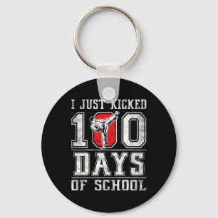 Ik heb gewoon 100 dagen school karate gevierd 100 sleutelhanger