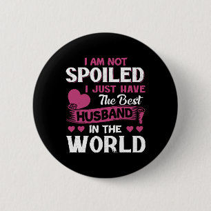 Ik Heb Gewoon De Beste Man In De Wereld Ronde Button 5,7 Cm