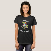 Ik heb geworteld en het inkt t-shirt (Voorkant volledig)