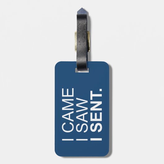 Ik heb gezien dat ik zond bagagelabel (Achterkant verticaal)