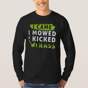 Ik heb gezwommen, ik heb gras gekookt, grastuintui t-shirt