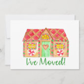 Ik heb Gingerbrood House verplaatst Kaart (Voorkant)