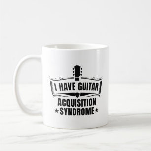 Ik heb gitaaracquisitiesyndroom koffiemok