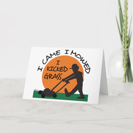 Ik heb Grass Kaart (Voorkant)