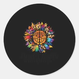 Ik heb groen Draag voor Tal Health Awareness Maand Ronde Sticker