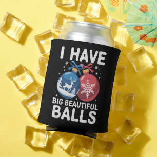 Ik Heb Grote Mooie Ballen Kerst Grappig Koppel Blikjeskoeler