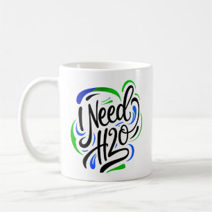 Ik heb H2O-script nodig Koffiemok
