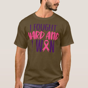 Ik heb hard gevochten en ik wil t-shirt