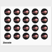 Ik heb hartcupcakes ronde sticker (Vel)