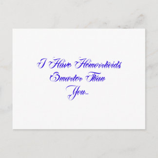 Ik heb Hemorrhoids slimmer dan jij.. Briefkaart