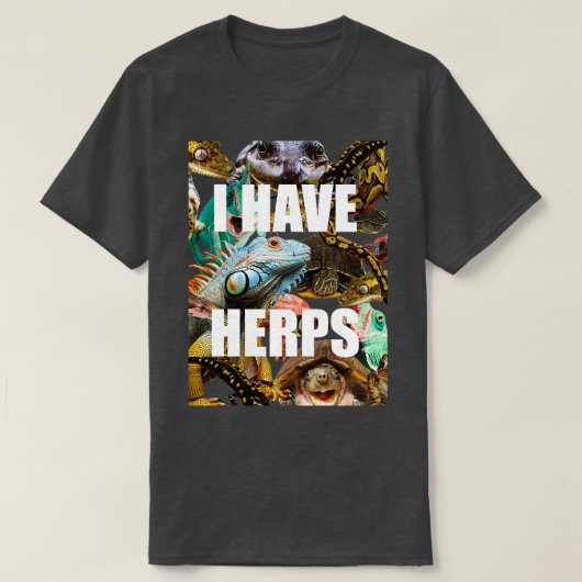 Ik heb Herps T-shirt (Design voorkant)