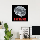 Ik heb hersenen. poster (Thuiskantoor)
