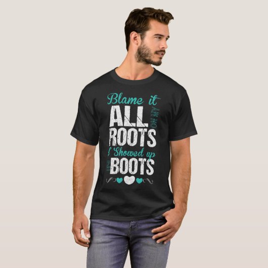 Ik heb het allemaal in m'n schoenen gezet. t-shirt (Voorkant volledig)