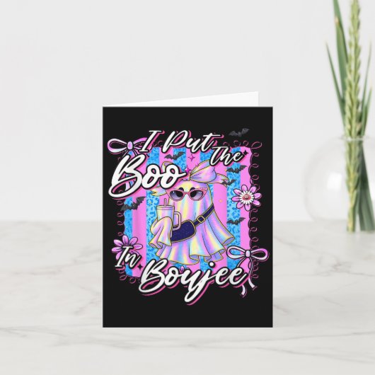 Ik heb het boek in Boujee Funny Leopard Boujie Gho Kaart (Voorkant)