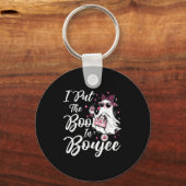 Ik heb het boek in Boujee Ghost Funny NK Leopard H Sleutelhanger (Voorkant)