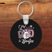 Ik heb het boek in Boujee Ghost Funny NK Leopard H Sleutelhanger (Voorkant)