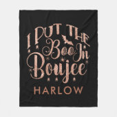 Ik heb het boek in BOUJEE Halloween gezet Fleece Deken (Voorkant)