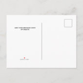 Ik heb het Briefkaart van Beach Moving Announcemen (Achterkant)