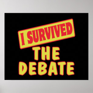 IK HEB HET DEBAT OVERTUIGD POSTER