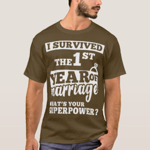 Ik heb het eerste jaar van het Shirt van het huwel