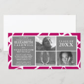 Ik heb het gehaald! Afstudeerfoto kaart aankondigi (Voorkant / Achterkant)