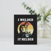 Ik heb het geholpen bedankkaart (Staand voorkant)