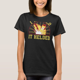 Ik heb het gelast als rugprint lasser t-shirt