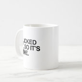 IK HEB HET GELICKEERD ZODAT HET MINE IS KOFFIEMOK (Voorkant links)