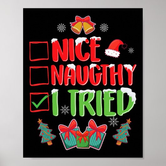 Ik heb het geprobeerd met Nice of Naughty 1 Poster (Voorkant)