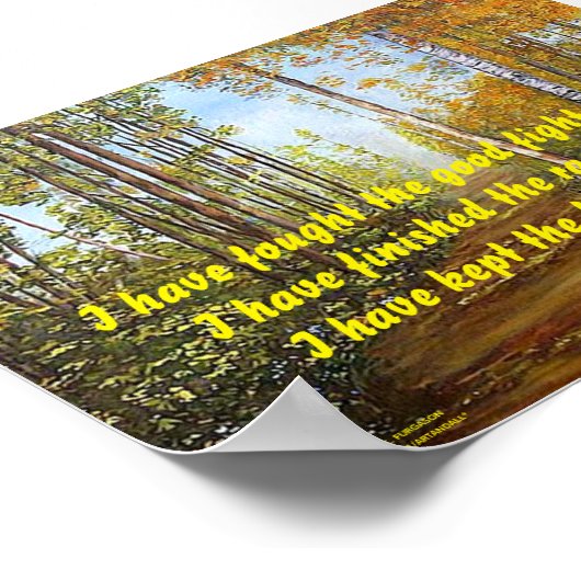 IK HEB HET GOEDE BESTRIJDINGSPOSTER GEZIEN POSTER (Hoek)