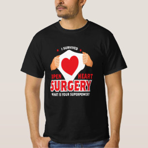 Ik heb het hart van de open hartchirurgie overleef t-shirt