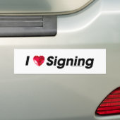 Ik heb het hartstikke ondertekend met een geem. bumpersticker (Op auto)