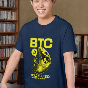 "Ik heb het je verteld" Bitcoin OG Crypto HODLer V Tri-Blend Shirt