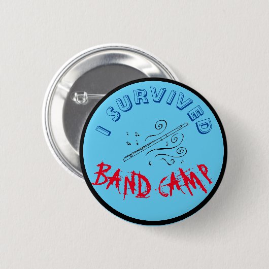 Ik heb het kamp overleefd ronde button 5,7 cm (Voorkant /achterkant)