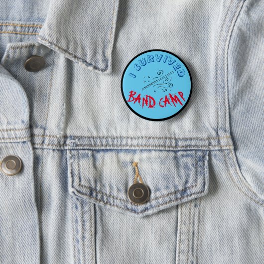 Ik heb het kamp overleefd ronde button 5,7 cm (In situ)