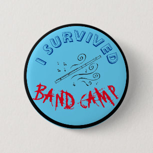 Ik heb het kamp overleefd ronde button 5,7 cm