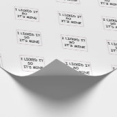 Ik heb het licentie gegeven cadeaupapier (Hoek)