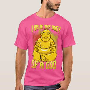 Ik heb het lichaam van een god Funny dad lichaam v T-shirt