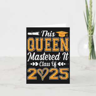Ik heb het Masters Queen Afstuderen CL van 2025 on Kaart