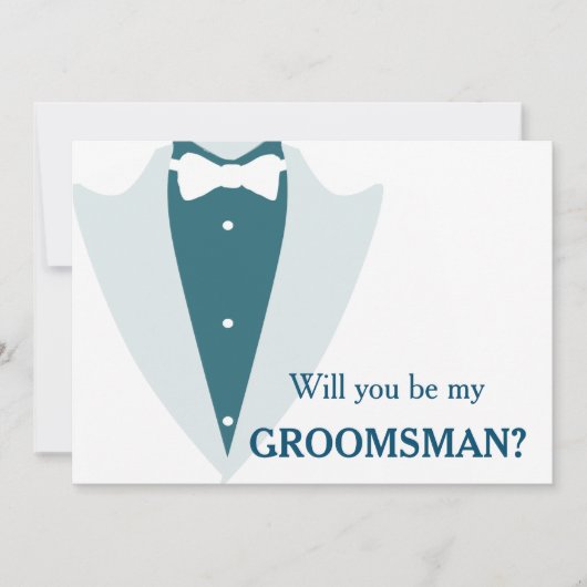 Ik heb het meisje, ben je mijn Groomsman? Kaart (Voorkant)