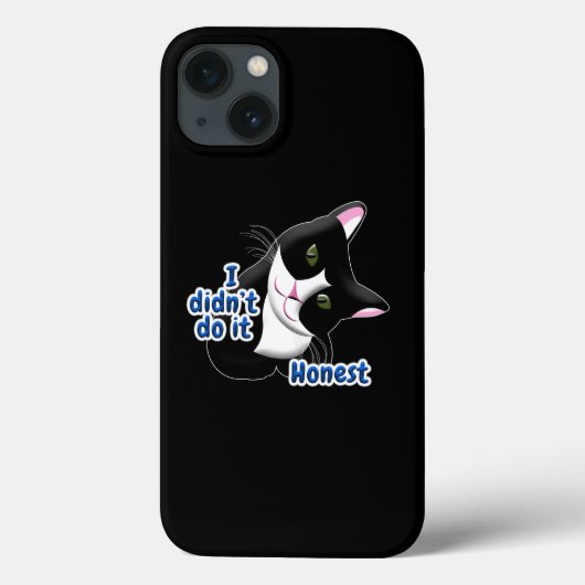 Ik heb het niet gedaan Cat Case-Mate iPhone Case (Achterkant)