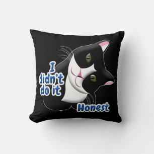 Ik heb het niet gedaan Cat Kussen
