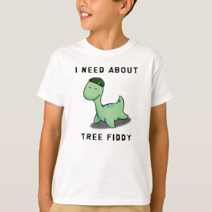 IK HEB HET NODIG OVER TREE FIDDY - NESS MONSTER KI T-SHIRT