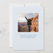 Ik heb het onder de knie! Afstuderen foto aankondi Kaart (Achterkant)