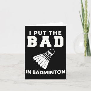 Ik heb het slechte in Badminton 3 gezet Kaart