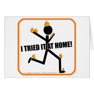 Ik heb het thuis geprobeerd.