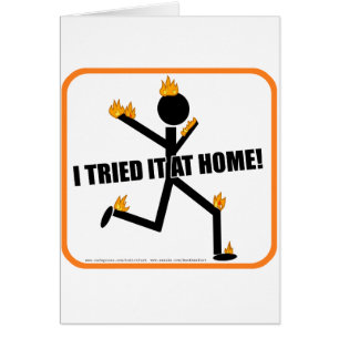 Ik heb het thuis geprobeerd.