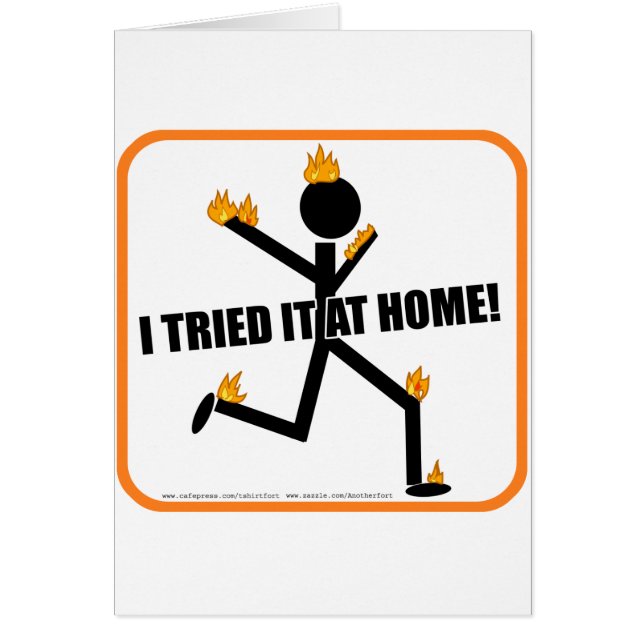 Ik heb het thuis geprobeerd. (Voorkant)