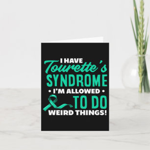 Ik heb het Tourette syndroom Leuk Tourette Syndroo Kaart